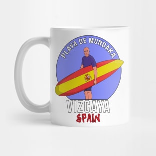 Mundaka Beach Biscay Spain Mug